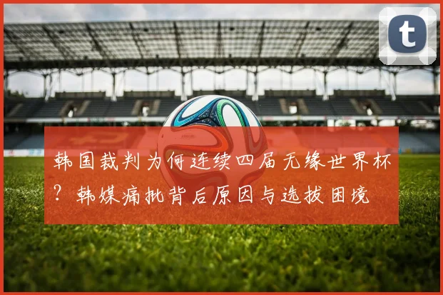 韩国裁判为何连续四届无缘世界杯?韩媒痛批背后原因与选拔困境